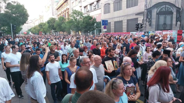 Спутњик: Скуп против Европрајда у Београду