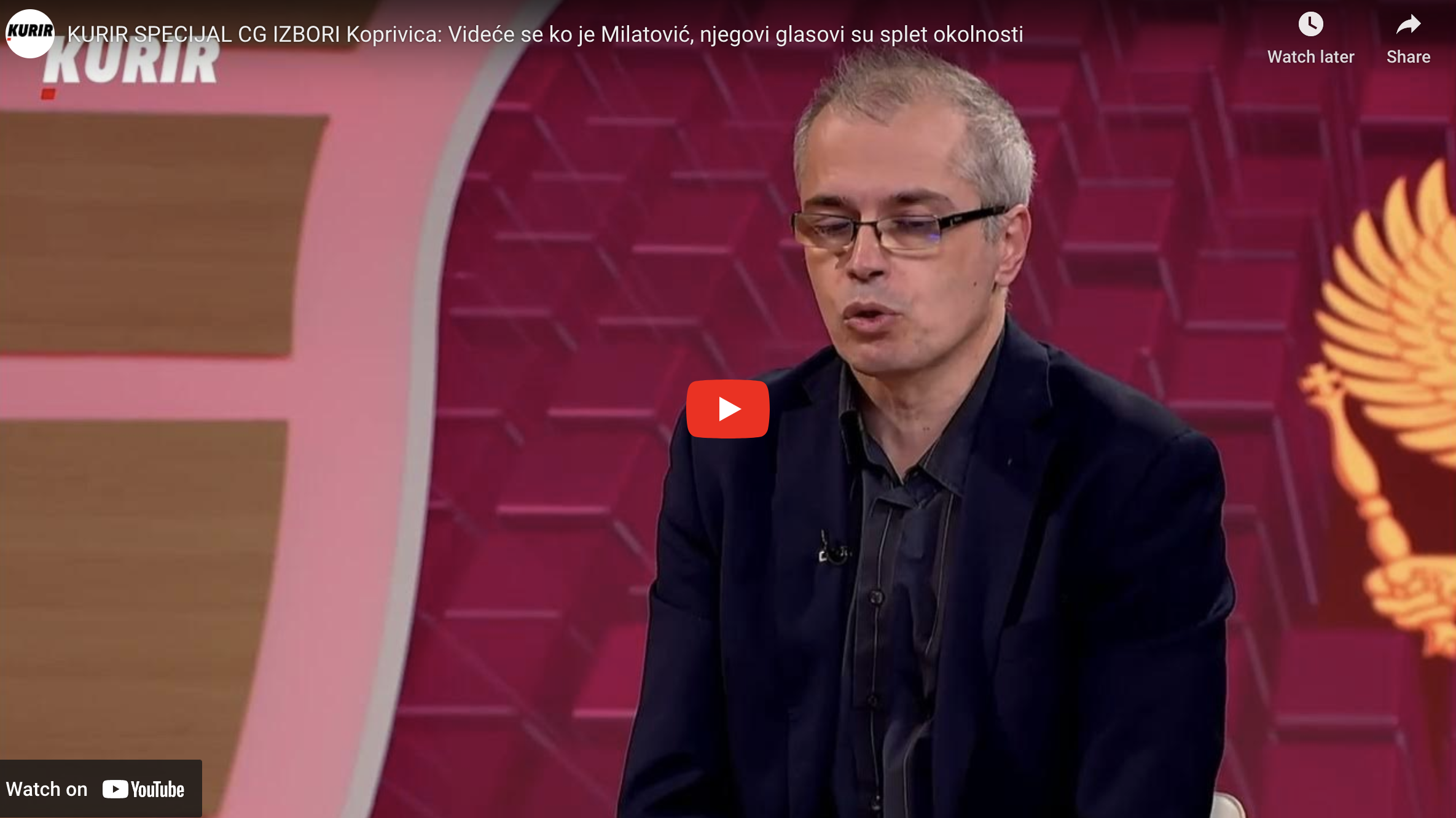 Часлав Копривица: Видеће се ко је Милатовић, његови гласови су сплет околности
